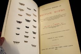 REV FRANCIS ORPEN MORRIS: A NATURAL HISTORY OF BRITISH MOTHS, London, George Bell & Sons, 1872, 4