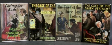 CHRISTOPHER BUSH: 4 titles: THE CASE OF THE COUNTERFEIT COLONEL, London, MacDonald, 1952, 1st