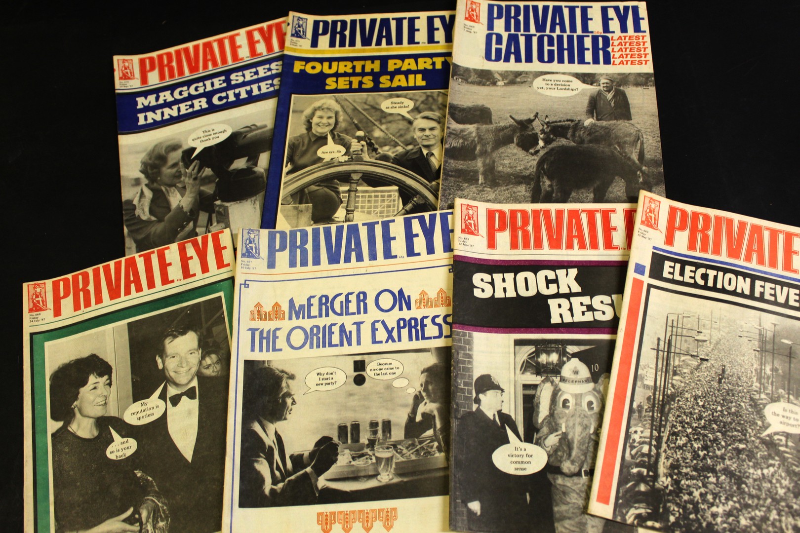 Extensive collection of Private Eye, approx 46 issues covering March to Dec 1987, Jan to Dec 1988, - Image 2 of 2