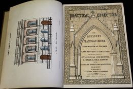 THE BUILDERS PRACTICAL DIRECTOR OF BUILDINGS FOR ALL CLASSES CONTAINING PLANS, SECTIONS AND