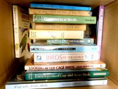 Box: Encyclopaedia of Cage and Aviary Birds, Looking after Caged Birds, Book of Indian Birds,