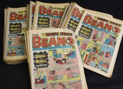 Box: BEANO comic, 1980-83, complete years including 1982 2 duplicate issues + THE DANDY comic, 1982,