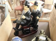 RESIN MODEL OF LAUREL & HARDY