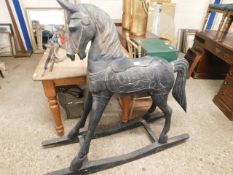 GOOD QUALITY LARGE PAINTED ROCKING HORSE