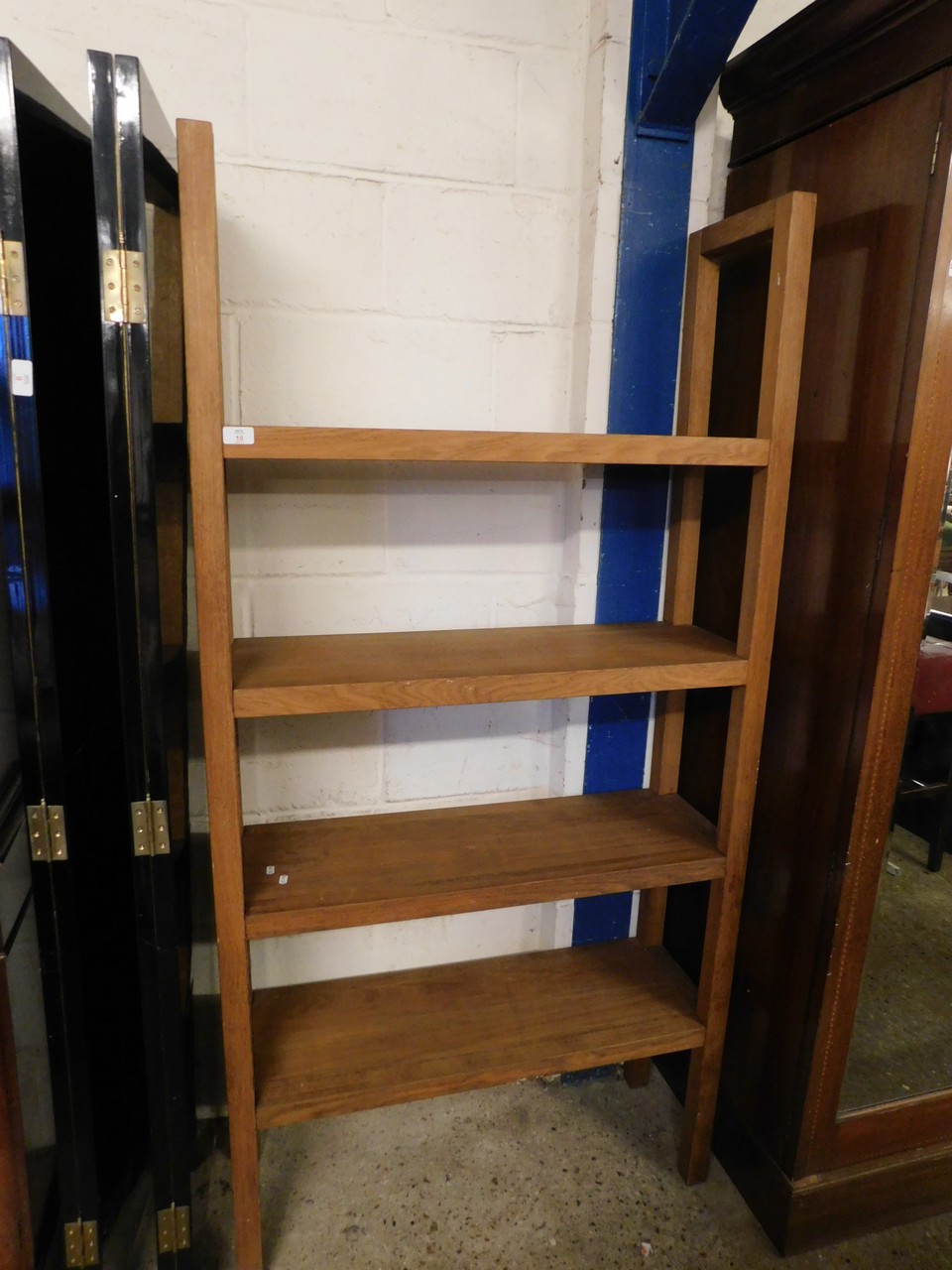 OAK EFFECT FOUR TIER BOOKCASE