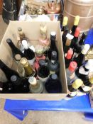 QUANTITY OF MIXED WINES ETC