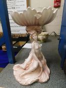 CONTINENTAL CENTREPIECE MODELLED AS A NUDE LADY