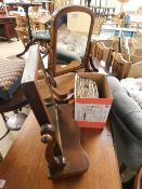 TWO VICTORIAN MAHOGANY DRESSING TABLE MIRRORS