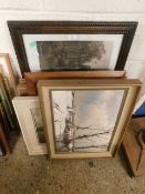 GROUP OF MIXED OILS, PICTURES, PRINTS ETC