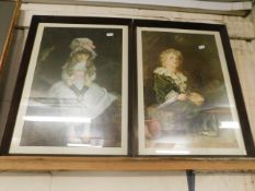 TWO REPRODUCTION FRAMED PRINTS