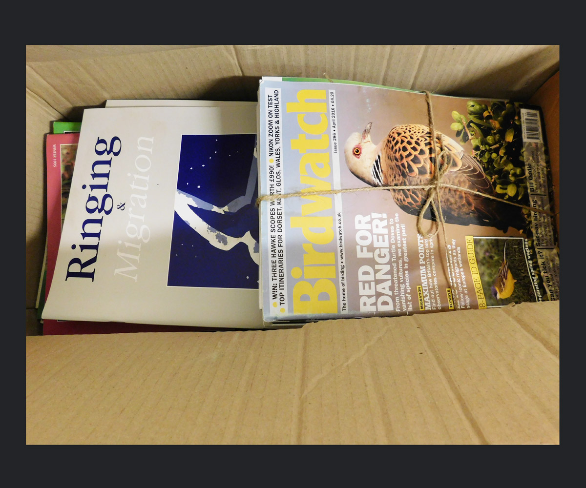 Two boxes: including BIRD WATCH magazine, Caradon Wildlife 1994-2011 + BIRDS IN CORNWALL 1975- - Image 2 of 2