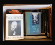 One box: USA interest including GHOST TOWNS OF THE WEST, SELECTED LETTERS OF VIRGIL THOMPSON,