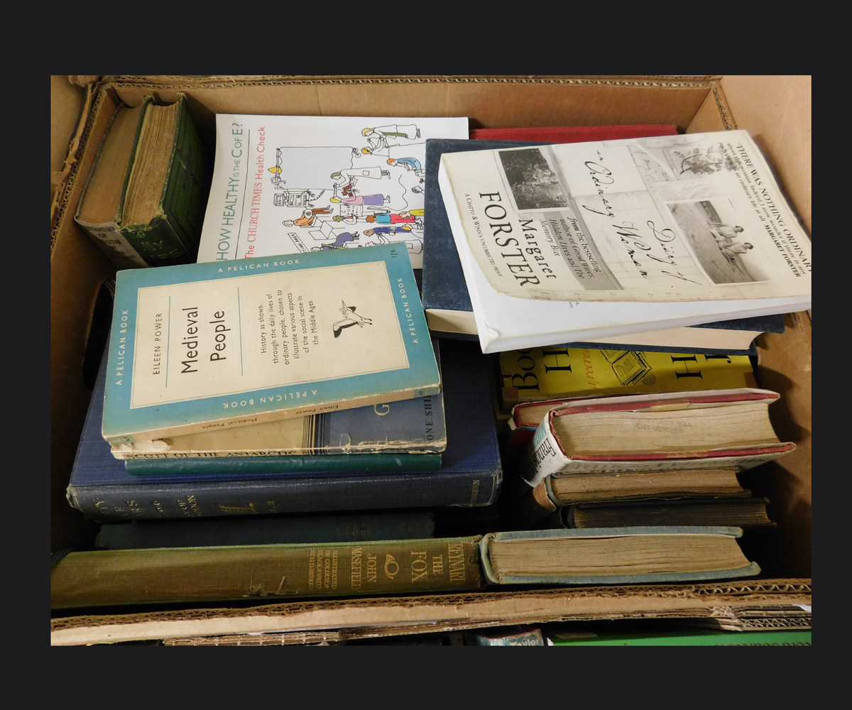 Three boxes: mixed including LETTERS OF SAMUEL TAYLOR COLERIDGE + MEMOIRS OF THE REIGN OF GEORGE - Image 2 of 2