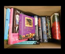 One box: modern fiction, some 1st editions