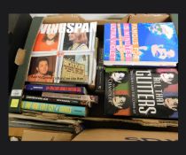 One box: music interest including THE HISTORY OF PUNK, THE ROLLING STONES, RAY CHARLES etc