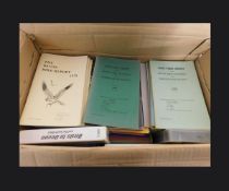 One box: mixed including THE DEVON BIRDWATCHING AND PRESERVATION SOCIETY REPORTS 1968-1977, 1978-