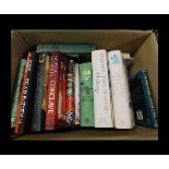 One box: modern fiction, some 1st editions including Elizabeth Jane Howard, John Fowles, Robert