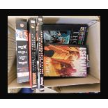 One box: graphic novels including Wolverine, X-Men, Spiderman, The Avengers etc