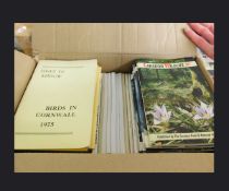 Two boxes: including BIRD WATCH magazine, Caradon Wildlife 1994-2011 + BIRDS IN CORNWALL 1975-