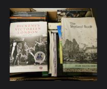 One box: topography including DICKENS VICTORIAN LONDON 1839-1901, THE LAKE DISTRICT, villages, etc
