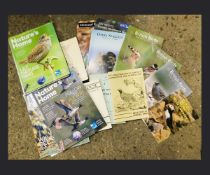 One box: ornithology interest including NATURE'S HOME magazine + ORNITHOLOGICAL SOCIETY OF THE