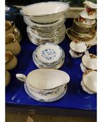 PART BLUE AND WHITE ROYAL GRAFTON DYNASTY TEA/DINNER WARES