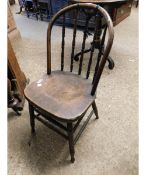 ASH HARD SEATED SPINDLE BACK KITCHEN CHAIR