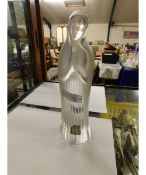 MODERN LALIQUE MODEL OF A PRAYING FIGURE