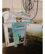 TWO BAGS OF A QUANTITY OF CLASSICAL VINYL RECORDS