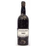 Cockburn's Vintage Port 1960 (re-corked 2012), 1 bottle