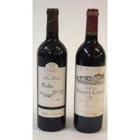Chateau Pontet-Canet (Pauillac) 2000, 2 bottles, Mon Ravel Bolero (Merlot Cabernet) 2005, 3 bottles,