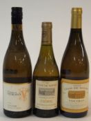 Vouvray (Clos de Nouys) 2005, 3 bottles, Viognier (Domain de Vedilhan) 2009, 5 bottles, Vouvray Clos