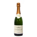 Fortnum & Mason Champagne Blanc de Blanc Grand Cru nv, 1 bottle in Fortnums fabric wine bag