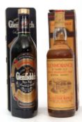 Glenfiddich Special Old Reserve "Clan Sutherland" commemorative in tin box, 70cl, 1 bottle and