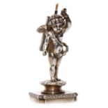 Fine late 19th/early 20th century Tiffany & Co (Paris) table lighter formed a sun worshipping cherub