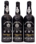 Delaforce Finest Vintage Port 1970, 3 bottles