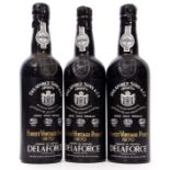 Delaforce Finest Vintage Port 1970, 3 bottles