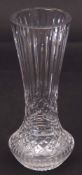 Waterford Lismore vase, baluster base with elongated stem