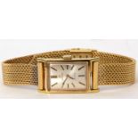 Third quarter of 20th century ladies gold plated Omega De Ville wristwatch with mechanical movement,