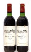 Chateau Pontet-Canet (Pauillac) 1979, 2 bottles in wooden case
