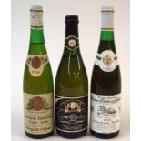 Riesling Kabinett (Clusserath) 1983, 7 bottles, Riesling (Hain) 1976, 2 bottles, Prosecco Balbi, 6