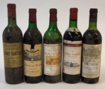 Chateau Tromblant (St Emilion) 1966, 2 bottles, Chateau de Barbe Villeneuve, 1971, 1 bottle, Chateau