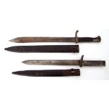 Pair of German late 19th century/early 20th century bayonets to include a German model 1898/05