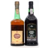 Harrods Finest Reserve Dow's Port 1 bottle, and Lagrima Pocas Junior Port, 1 bottle, (2 bottles in