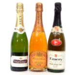 Bernard Massard Royal Framboise Sparkling 1 bottle, Chardonnay Brut nv, 1 bottle and Emery Demi