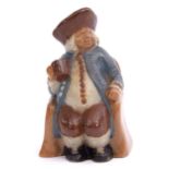 Mid-20th century Royal Doulton slip cast model of an 18th century gentleman, the rear designed at