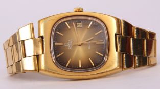 Third quarter of 20th century gents Omega automatic wristwatch with mechanical movement, date