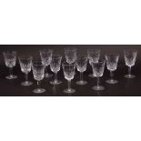 Set of 12 Waterford Lismore wine glasses (12)