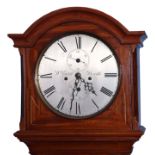 William Evill, Bath - late 18th century mahogany cased English regulator longcase clock, the
