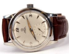 Third quarter of 20th century gents stainless steel cased Omega Automatic wristwatch with mechanical